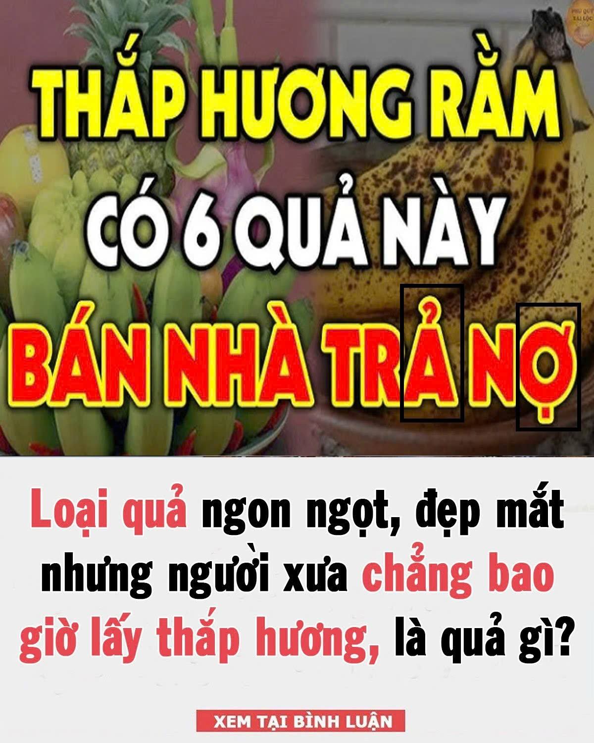 Loại quả ngon ngọt, đẹp mắt nhưng người xưa chẳng bao giờ lấy thắp hương, là quả gì?