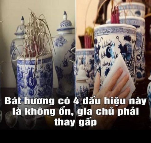 Bát hương có 4 dấu hiệu này là không ổn, gia chủ phải thay gấp