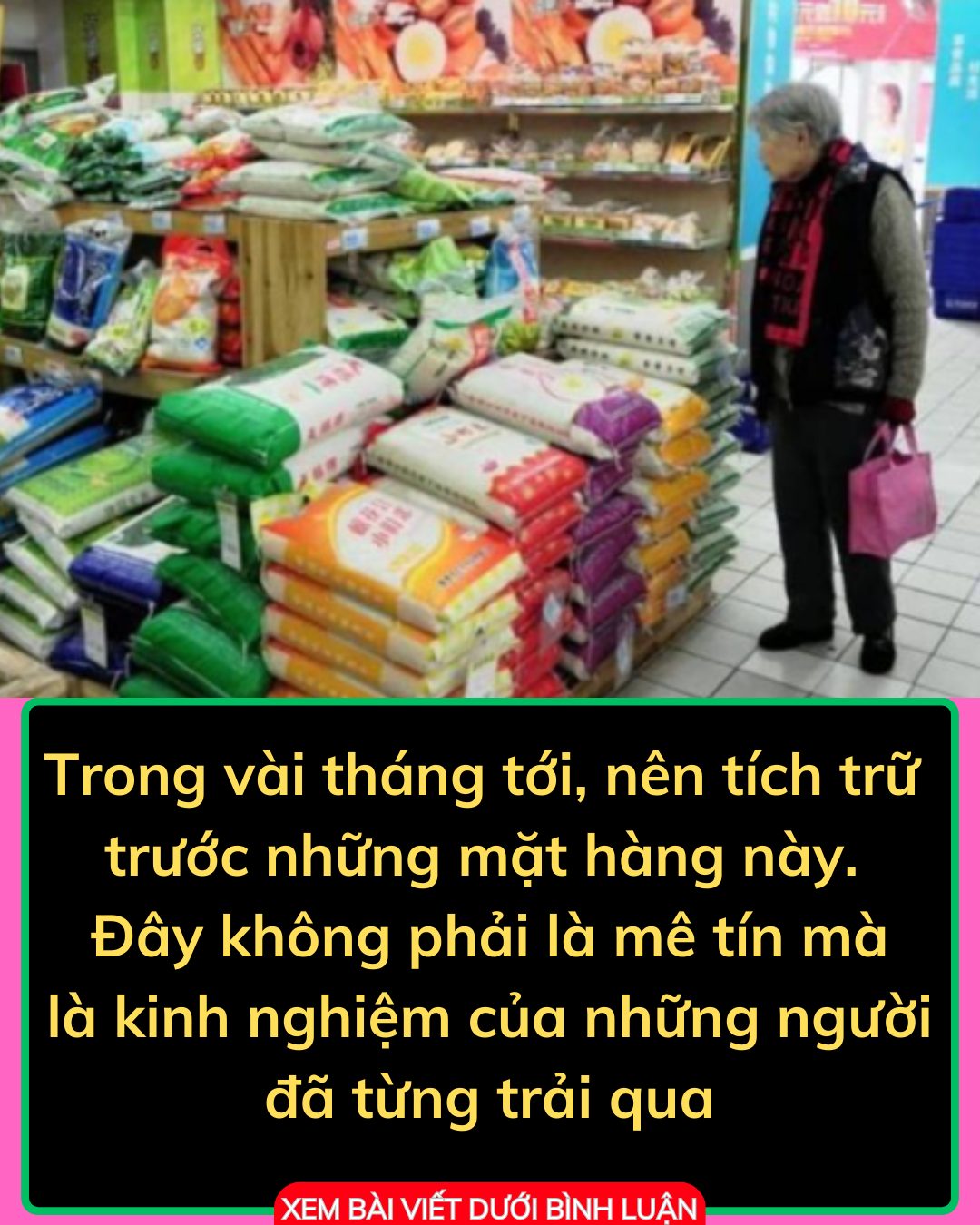 Trong vài tháng tới, nên tích trữ trước những mặt hàng này. Đây không phải là mê tín mà là kinh nghiệm của những người đã từng trải qua