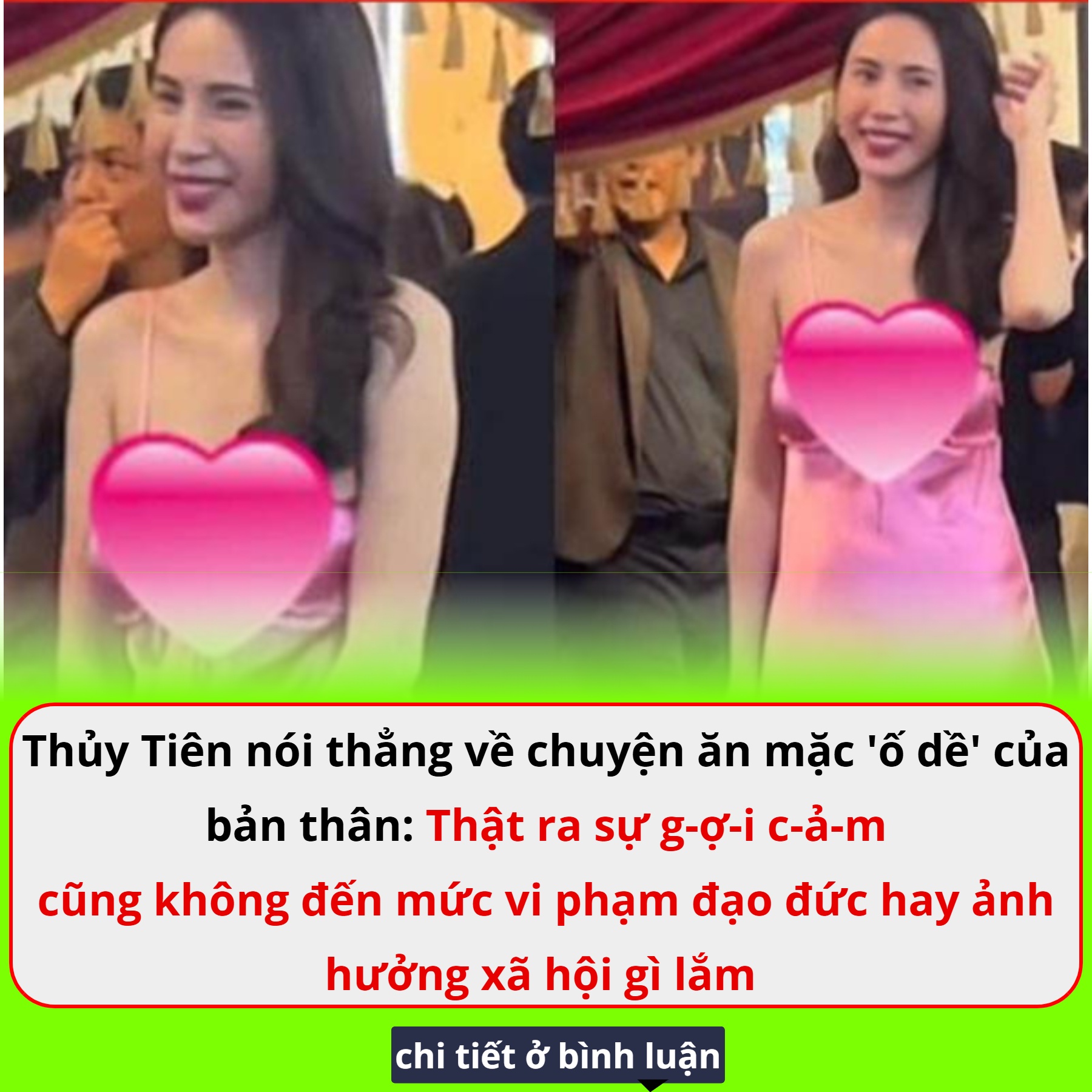 Thủy Tiên nói thẳng về chuyện ăn mặc gợi cảm của bản thân